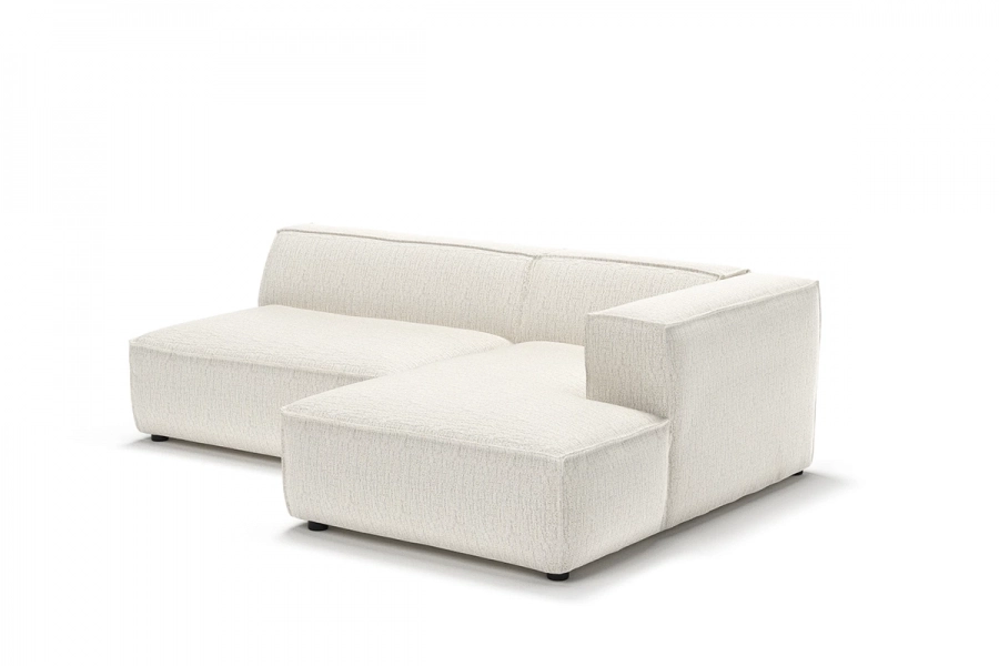 Model MODULARIS WB (wysoki bok) - Modularis WB sofa 2 osobowa + longchair prawy